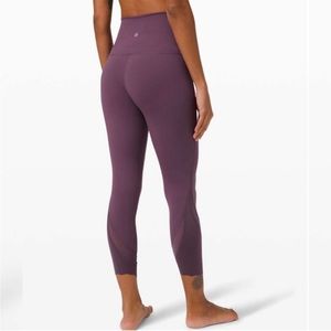 Lululemon Wunder Under High Rise Crop 23” Scallop Full On Luxtreme